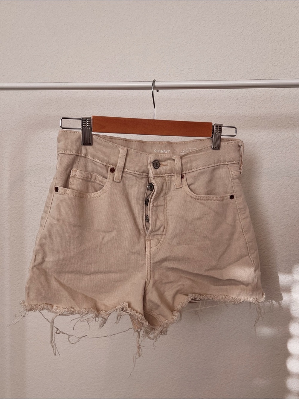 Old Navy Higher High Rise Sky-Hi A-Line Shorts